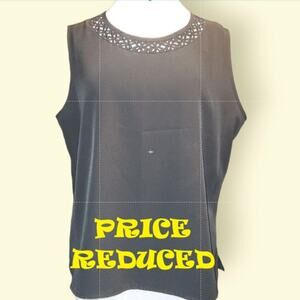 Notations Sleeveless Blouse Size XL